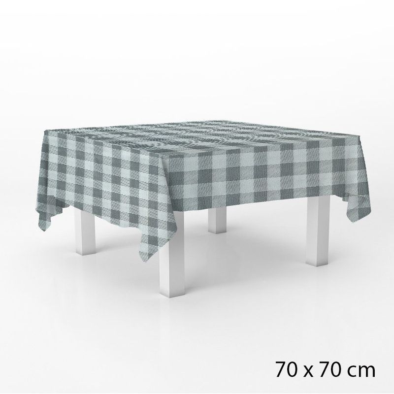 Toalha de Mesa em TNT - 70 x70 cm - Xadrez Preto - 5 unidades - Best Fest - Magazine 25