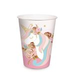 Copo de Papel Festa Unicórnio 240Ml - 8 unidades - Cromus - Rizzo Festas