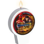 Vela Plana Adesivada Homem Aranha 3 01 Unidade - Regina - Rizzo Embalagens