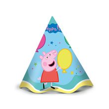 Chapéu Peppa Pig Clássica - 12 unidades - Regina - Magazine 25