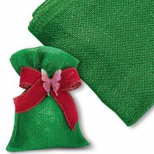 Saco Juta - 30Cmx45cm - Verde Bandeira - 1 unidade - Halley Fitas