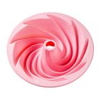 Forma De Silicone - 24,5x24,5x7,8Cm - Colors Espiral - Rosa  - 1 unidade - Cromus Linha Profissional Allonsy - Rizzo