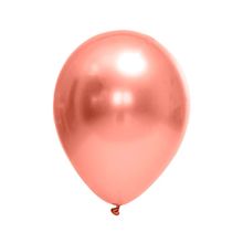 Balão de Festa Látex Chrome - Rose Gold - FestBall - Magazine 25