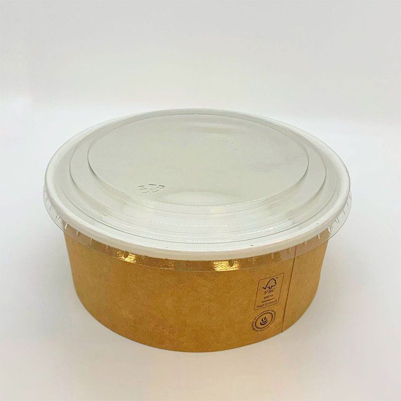 Pote de Papel Kraft 1000ml - 5 Unidades - Ref KB04 - Kraft Bowls - Magazine 25