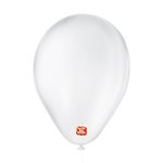 Balão de Festa 6,5" Basic - Branco - 50 Unidades - Balões São Roque - magazine 25