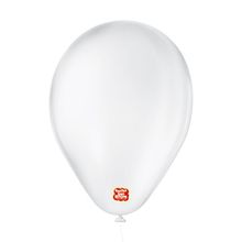 Balão de Festa 6,5" Basic - Branco - 50 Unidades - Balões São Roque - magazine 25