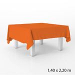 Toalha de Mesa em TNT - 140 x 220 cm - Laranja - 1 unidade - Best Fest - Magazine 25