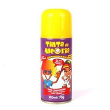 Tinta Temporária Spray para Cabelo - Amarelo - 120ml - 01 UN - Dalegria - Magazine 25