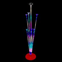 Suporte para Balões com Base Vermelha e Leds Colorido - 1 unidade - PartiuFesta - Magazine 25