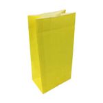 Saquinho de Papel Kraft Amarelo - 9x18x6cm - 24 unidades - Magazine 25