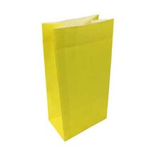 Saquinho de Papel Kraft Amarelo - 9x18x6cm - 24 unidades - Magazine 25
