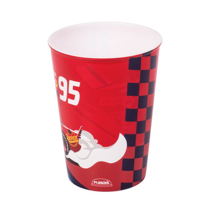 Copo de Plástico Festa Carros Relâmpago McQueen 320Ml - Plasútil