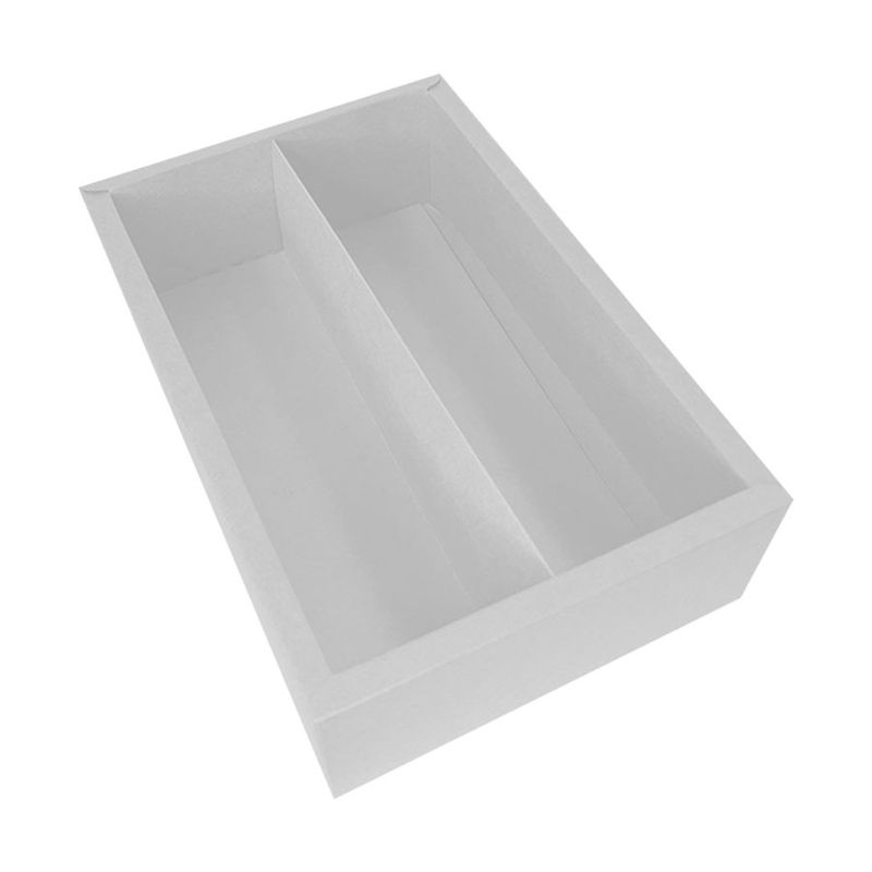Caixa Mini Champanhe e Taça (20,5cm x 13cm x 6cm) Branca 5 unidades Assk