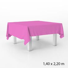 Toalha de Mesa em TNT - 140 x 220 cm - Rosa Chiclete - 1 unidade - Best Fest - Magazine 25