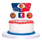 Topo de Bolo - NBA - 4 unidades - FestColor - Rizzo