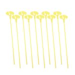 Kit Suporte para Balão 33cm - Amarelo Candy - 10 unidades