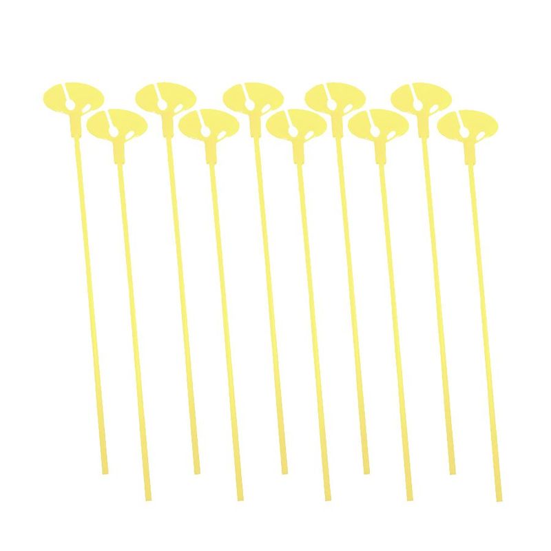 Kit Suporte para Balão 33cm - Amarelo Candy - 10 unidades