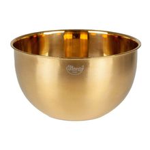 Bowl Multiuso 4,5L - Dourado - Aço inox - 1 unidade - Cromus Linha Profissional Allonsy - Magazine 25