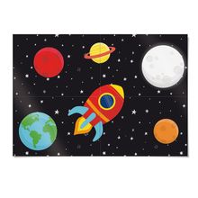 Painel 4 Laminas Festa Astronauta  - Cromus - Magazine 25