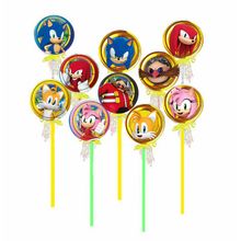Pirulito Lembrancinha Festa Sonic - 10 unidades - Magazine 25s