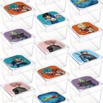 Caixinha Acrílica Festa Dragon Ball Super 80ml - 5cm x 5cm 20 unidade - Magazine 25 Embalagens