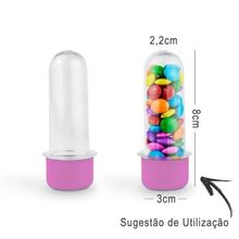 Mini Tubete Lembrancinha 8cm 10 unidades - Lilas - Magazine 25 e Festas