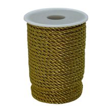 Cordão Decorativo São Francisco - Dourado - 4mm - 1 unidade - Magazine 25