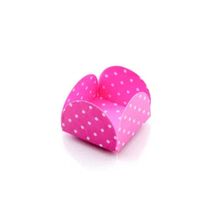 Forminhas para Doces 4 Pétalas Poá Pink e Branco - 50 unidades - NC Toys - Magazine 25