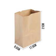Saco de Papel Kraft Ref 3351 - 17,5x8,5x21cm - 10 unidades - Magazine 25