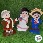 Enfeite MDF - Noivo Caipira - 1 unidade - Magazine 25