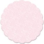 Fundo Rendado Redondo Rosa 7cm - 100 unidades - Cromus - Rizzo Embalagens