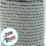Cordão Decorativo São Francisco - Prateado - 4mm - 1 unidade - Magazine 25