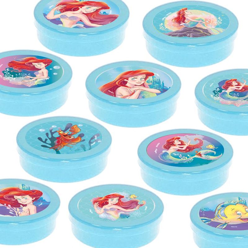 Latinha Lembrancinha Azul Claro - Festa Pequena Sereia - 8 cm - 20 unidades - Magazine 25