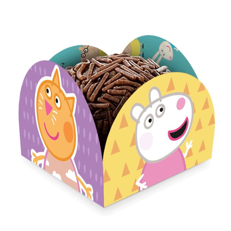 Porta Forminha - Peppa Pig Clássica - 50 unidades - Regina - Rizzo Embalagens