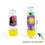 Mini Tubete Lembrancinha Amarelo - Festa Wish - 8cm - 20 unidades - Rizzo