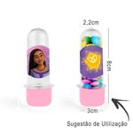 Mini Tubete Lembrancinha Rosa Claro - Festa Wish - 8cm - 20 unidades - Rizzo