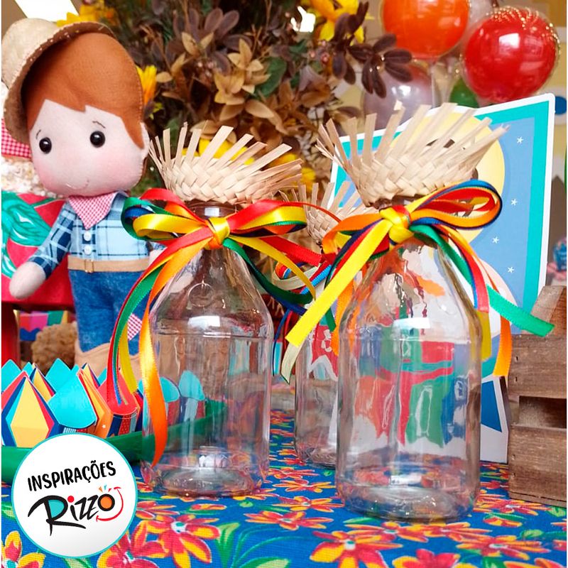 Garrafinha de Vidro Coquinho 200ml - 01 unidade - Rizzo Embalagens