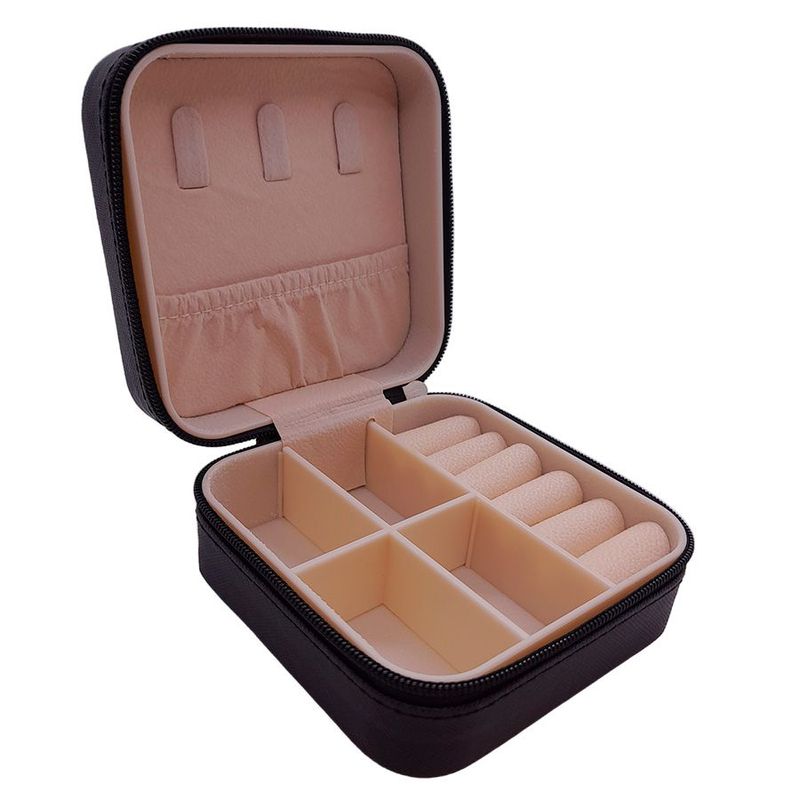 Mini Porta Joias Portátil - Preto - 1 unidade - Magazine 25