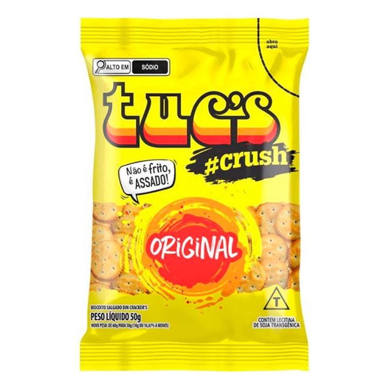 Biscoito Tucs Crush Original 50g - Bela Vista