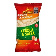Biscoito de Polvilho Cebola e Salsa 80g - Cassini
