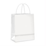 Sacola de Papel Econômica Branco Pp - 16x12x7cm - 50 Un