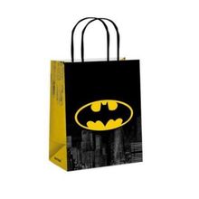 Sacola Papel Batman M 26x19,5x9,5 - 10 Un