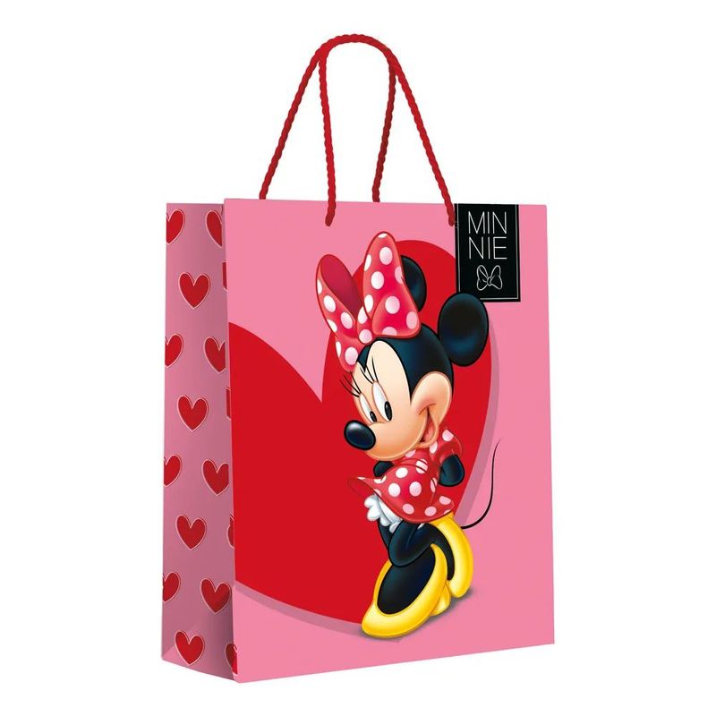 Sacola Premium Minnie Love G 34x38x15 - 10 Un