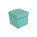 Caixa Cubo com Relevo Caribe M 15x15x15cm - 10 Un