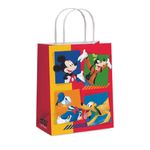 Sacola Papel Mickey e Turma P 21,5x15x8 - 10 Un