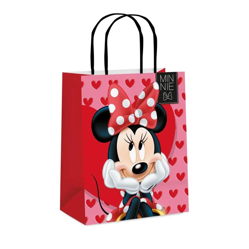 Sacola Papel Minnie Love G 32x26,5x13 - 10 Un