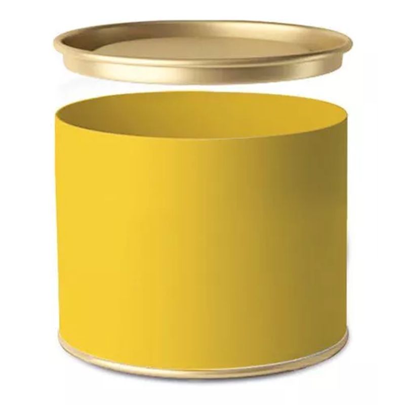 Lata Para Doces Amarelo 10x7cm - 24 Un