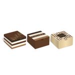 Caixa Diver Para 4 Brigadeiros Tons Choco Sortido 8,5x8,5x3,5 - 100 Un