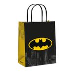 Sacola Papel Batman G 32x26,5x13 - 10 Un