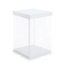 Caixa para Bolo Branco 26x26x31 - 1 Un